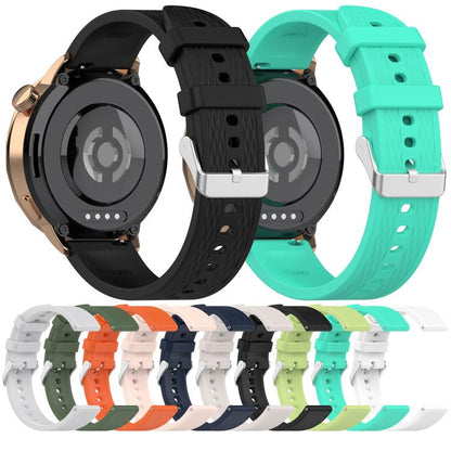 For OnePlus Watch 3 43mm Rhombic Texture Groove Silicone Watch Band(Starlight) - Watch Bands by buy2fix | Online Shopping UK | buy2fix