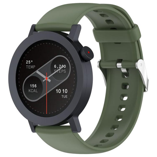 For CMF Watch 3 Pro / CMF Watch Pro2 Solid Color Silicone Watch Band(Dark Green) - Watch Bands by buy2fix | Online Shopping UK | buy2fix