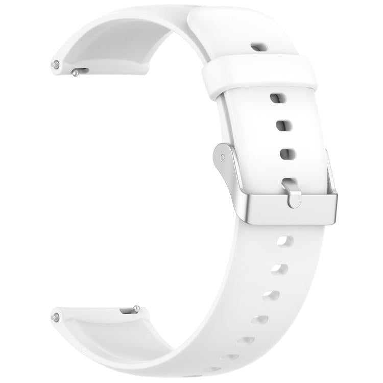 For CMF Watch 3 Pro / CMF Watch Pro2 Solid Color Silicone Watch Band(White) - Watch Bands by buy2fix | Online Shopping UK | buy2fix