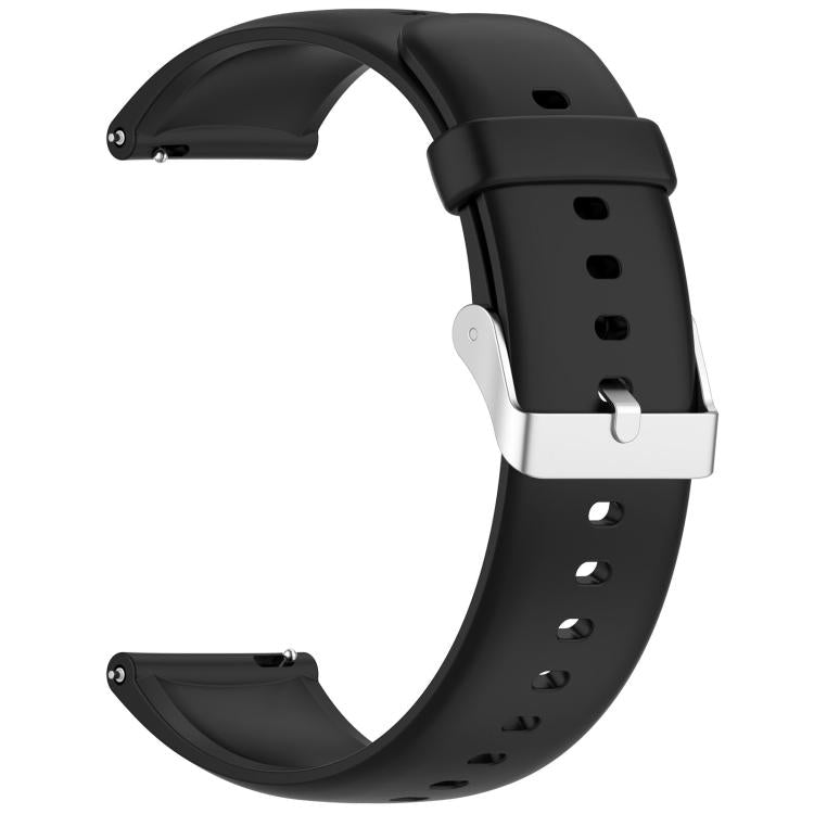 For CMF Watch 3 Pro / CMF Watch Pro2 Solid Color Silicone Watch Band(Black) - Watch Bands by buy2fix | Online Shopping UK | buy2fix