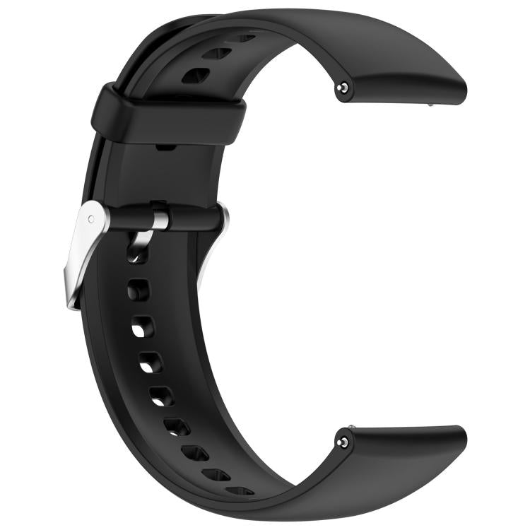 For CMF Watch 3 Pro / CMF Watch Pro2 Solid Color Silicone Watch Band(Black) - Watch Bands by buy2fix | Online Shopping UK | buy2fix