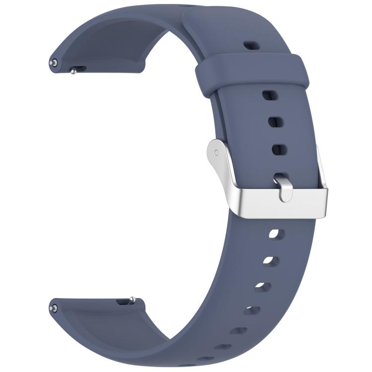 For CMF Watch 3 Pro / CMF Watch Pro2 Solid Color Silicone Watch Band(Blue Gray) - Watch Bands by buy2fix | Online Shopping UK | buy2fix