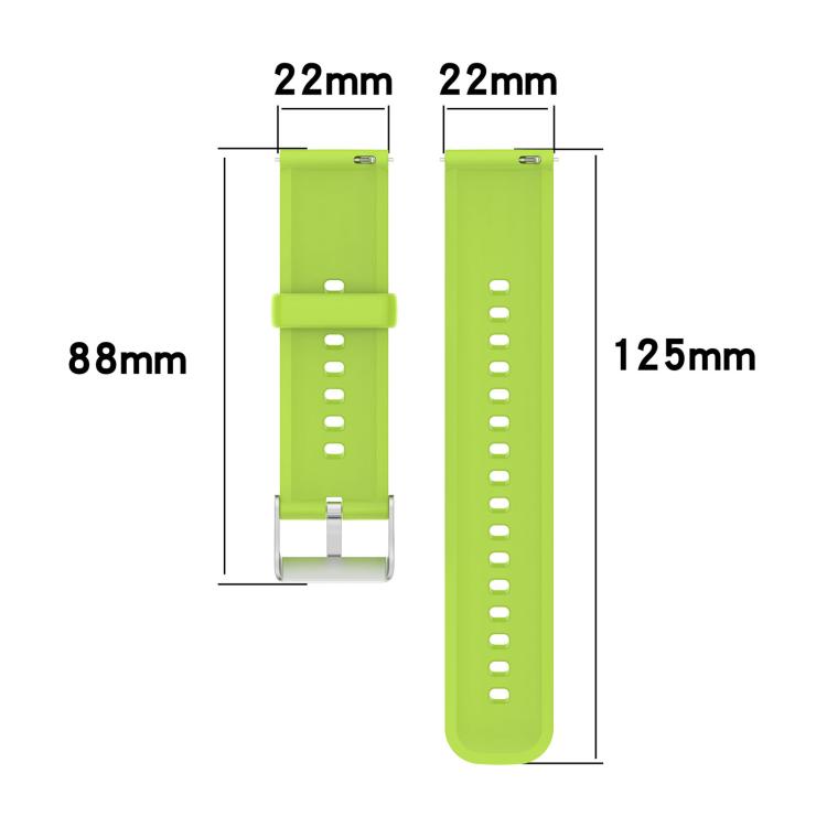For CMF Watch 3 Pro / CMF Watch Pro2 Solid Color Silicone Watch Band(Black) - Watch Bands by buy2fix | Online Shopping UK | buy2fix