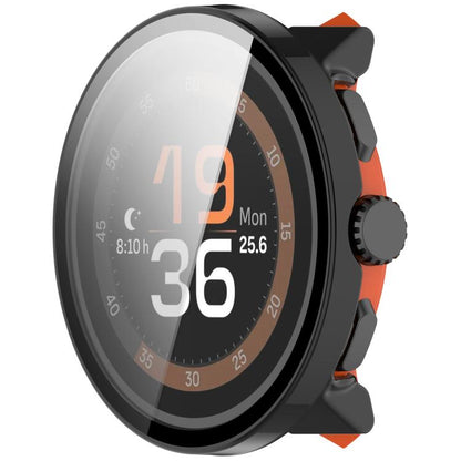 For Suunto Run Tempered Film Integrated PC Watch Protective Cover(Black) -  by buy2fix | Online Shopping UK | buy2fix