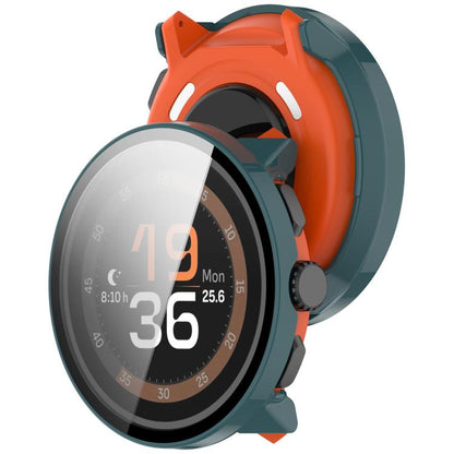 For Suunto Run Tempered Film Integrated PC Watch Protective Cover(Pine Green) -  by buy2fix | Online Shopping UK | buy2fix