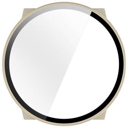 For Suunto Run Tempered Film Integrated PC Watch Protective Cover(Ivory White) -  by buy2fix | Online Shopping UK | buy2fix