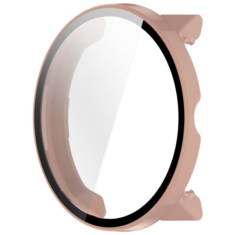 For Suunto Run Tempered Film Integrated PC Watch Protective Cover(Pink) -  by buy2fix | Online Shopping UK | buy2fix