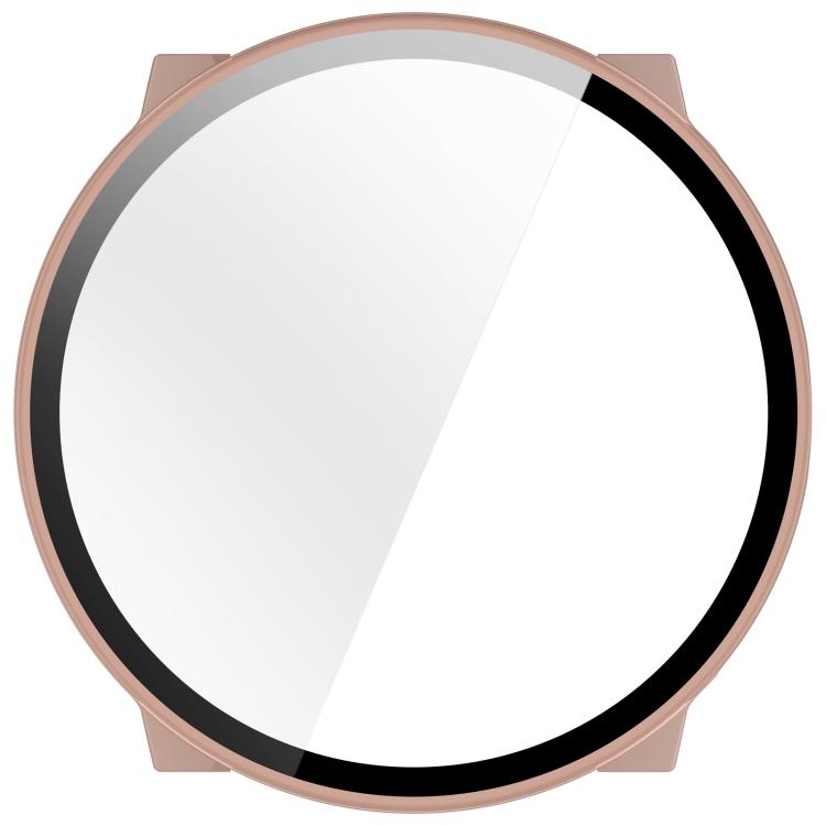 For Suunto Run Tempered Film Integrated PC Watch Protective Cover(Pink) -  by buy2fix | Online Shopping UK | buy2fix