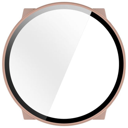 For Suunto Run Tempered Film Integrated PC Watch Protective Cover(Pink) -  by buy2fix | Online Shopping UK | buy2fix