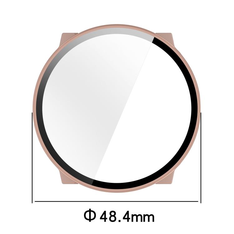 For Suunto Run Tempered Film Integrated PC Watch Protective Cover(Ink Blue) -  by buy2fix | Online Shopping UK | buy2fix