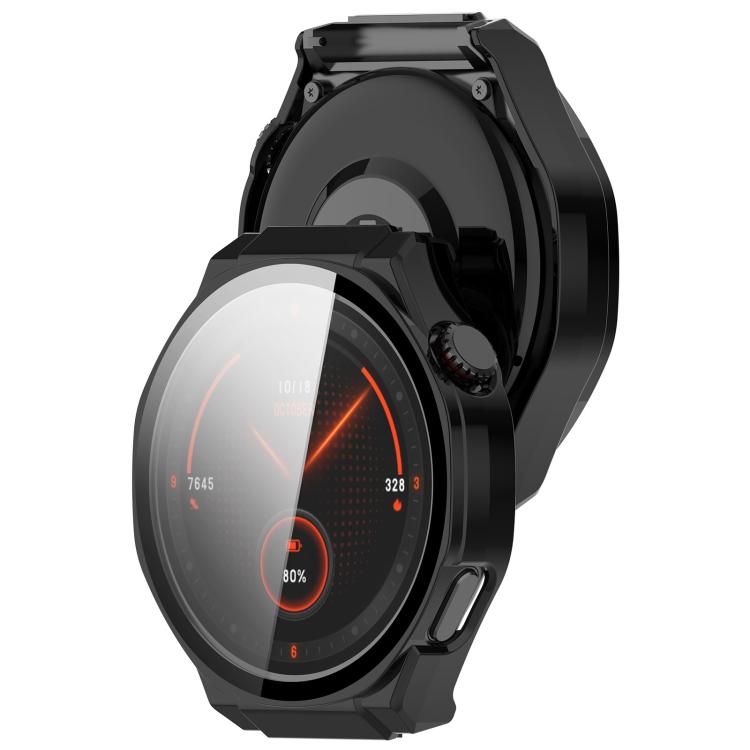 For Honor Watch 5 Ultra Tempered Film Integrated PC Watch Protective Cover(Black) - Watch Cases by buy2fix | Online Shopping UK | buy2fix
