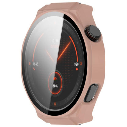 For Honor Watch 5 Ultra Tempered Film Integrated PC Watch Protective Cover(Pink) - Watch Cases by buy2fix | Online Shopping UK | buy2fix