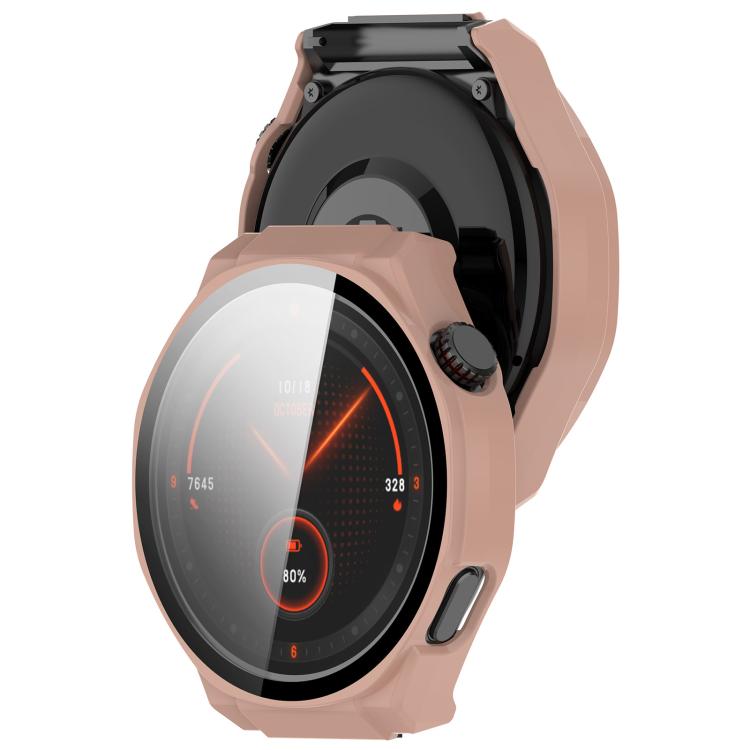 For Honor Watch 5 Ultra Tempered Film Integrated PC Watch Protective Cover(Pink) - Watch Cases by buy2fix | Online Shopping UK | buy2fix