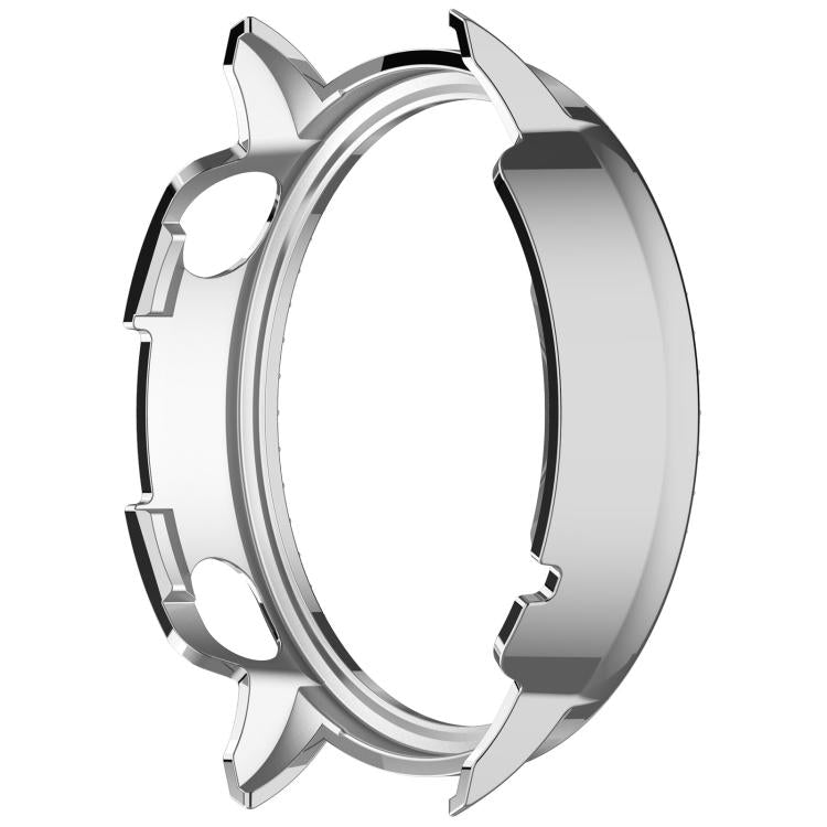 For OnePlus Watch 3 43mm Single Row Diamond Half Coverage Hollow PC Watch Protective Cover(Silver) - Watch Case by buy2fix | Online Shopping UK | buy2fix