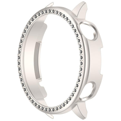 For OnePlus Watch 3 43mm Single Row Diamond Half Coverage Hollow PC Watch Protective Cover(Glossy Starlight Color) - Watch Case by buy2fix | Online Shopping UK | buy2fix