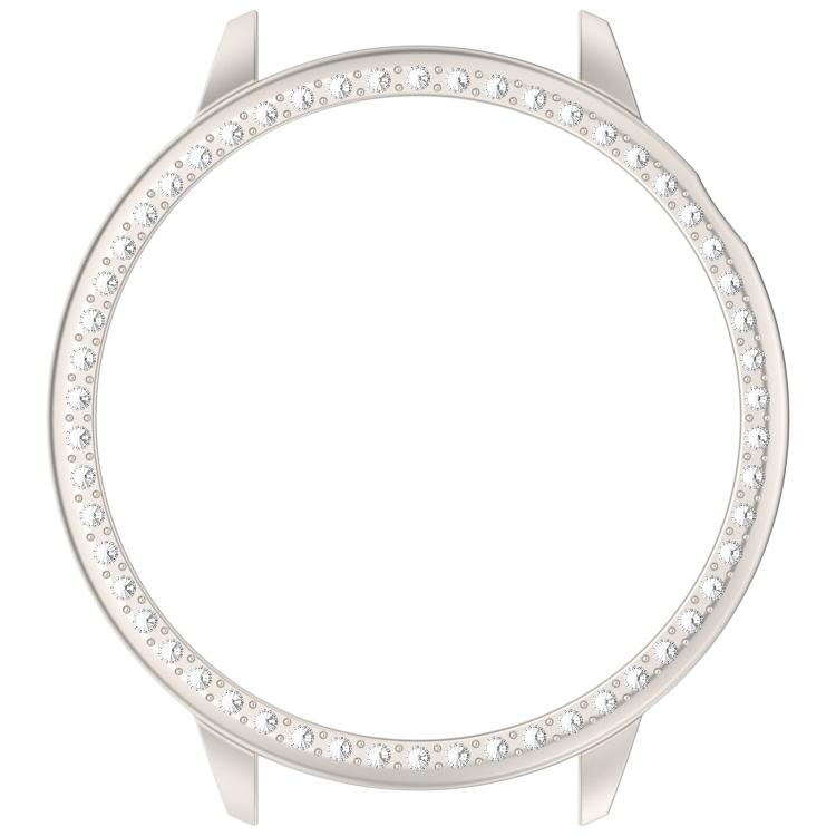 For OnePlus Watch 3 43mm Single Row Diamond Half Coverage Hollow PC Watch Protective Cover(Glossy Starlight Color) - Watch Case by buy2fix | Online Shopping UK | buy2fix