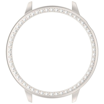 For OnePlus Watch 3 43mm Single Row Diamond Half Coverage Hollow PC Watch Protective Cover(Glossy Starlight Color) - Watch Case by buy2fix | Online Shopping UK | buy2fix