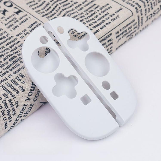 For Nintendo Switch 2 Game Controller Half-Cover Silicone Protective Cover(White)