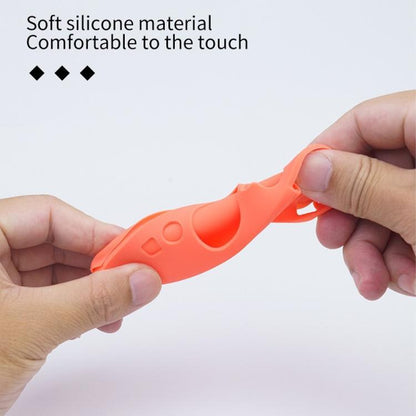 For Nintendo Switch 2 Game Controller Half-Cover Silicone Protective Cover(Orange Blue) - Cases by buy2fix | Online Shopping UK | buy2fix