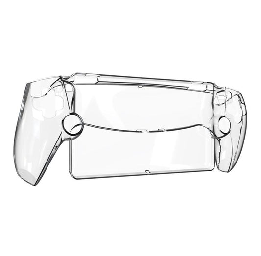 For Sony PS5  Streaming Handheld Console Crystal Clear PC Protective Case(Transparent White) - Cases by buy2fix | Online Shopping UK | buy2fix