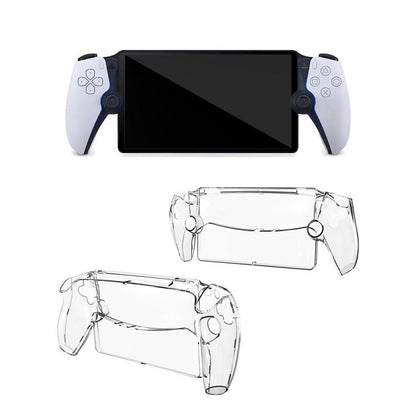 For Sony PS5  Streaming Handheld Console Crystal Clear PC Protective Case(Transparent Black) - Cases by buy2fix | Online Shopping UK | buy2fix