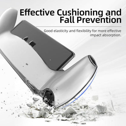 For Sony PS5  Streaming Handheld Console Crystal Clear PC Protective Case(Transparent White) - Cases by buy2fix | Online Shopping UK | buy2fix