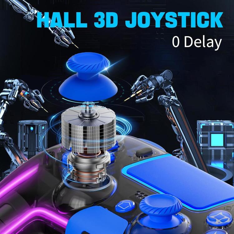 For Sony PS4 Dual Hall Effect Joystick Game Controllers - Gamepads by buy2fix | Online Shopping UK | buy2fix