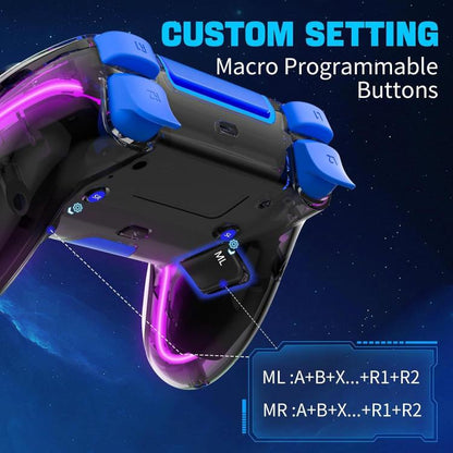 For Sony PS4 Dual Hall Effect Joystick Game Controllers - Gamepads by buy2fix | Online Shopping UK | buy2fix