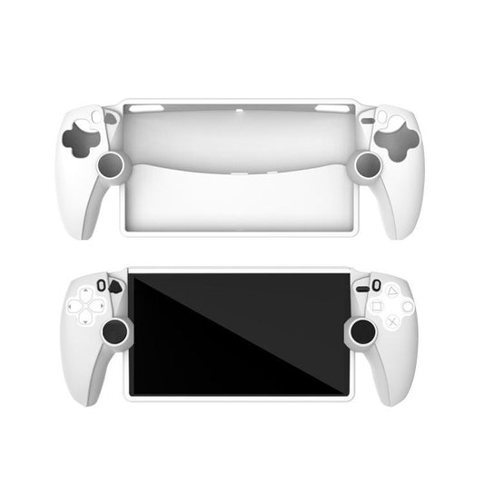 For Sony PS5  Game Console Silicone Protective Case(White) - Cases by buy2fix | Online Shopping UK | buy2fix
