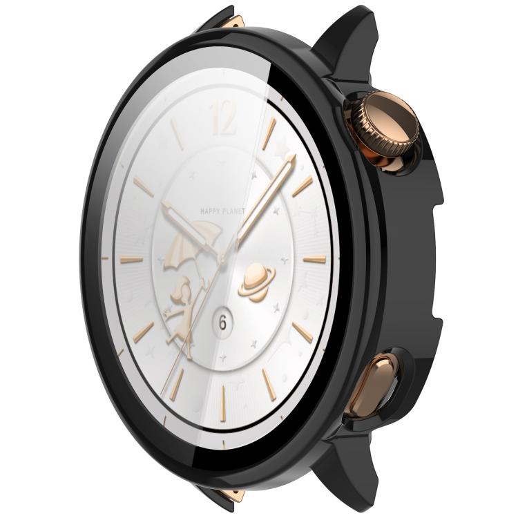 For OnePlus Watch 3 43mm Tempered Film Integrated PC Watch Protective Cover(Black) - Watch Case by buy2fix | Online Shopping UK | buy2fix