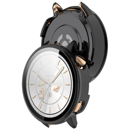 For OnePlus Watch 3 43mm Tempered Film Integrated PC Watch Protective Cover(Black) - Watch Case by buy2fix | Online Shopping UK | buy2fix