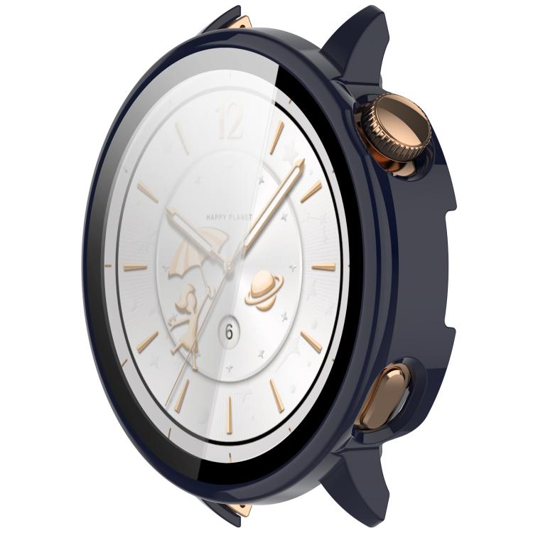 For OnePlus Watch 3 43mm Tempered Film Integrated PC Watch Protective Cover(Ink Blue) - Watch Case by buy2fix | Online Shopping UK | buy2fix