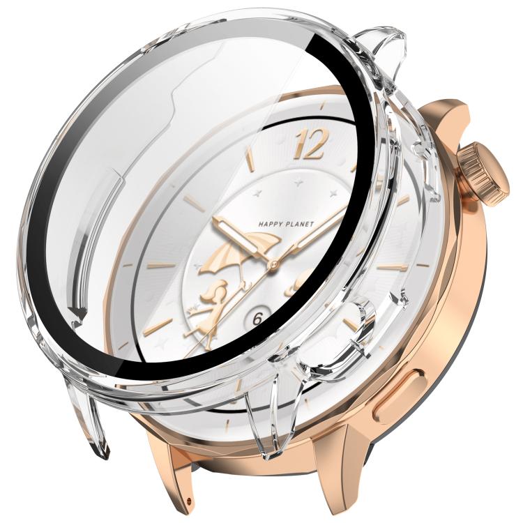 For OnePlus Watch 3 43mm Tempered Film Integrated PC Watch Protective Cover(Transparent) - Watch Case by buy2fix | Online Shopping UK | buy2fix