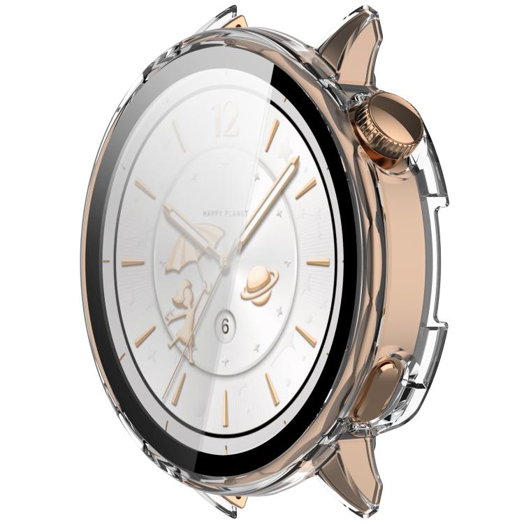 For OnePlus Watch 3 43mm Tempered Film Integrated PC Watch Protective Cover(Transparent) - Watch Case by buy2fix | Online Shopping UK | buy2fix