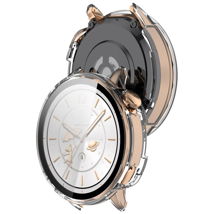 For OnePlus Watch 3 43mm Tempered Film Integrated PC Watch Protective Cover(Transparent) - Watch Case by buy2fix | Online Shopping UK | buy2fix