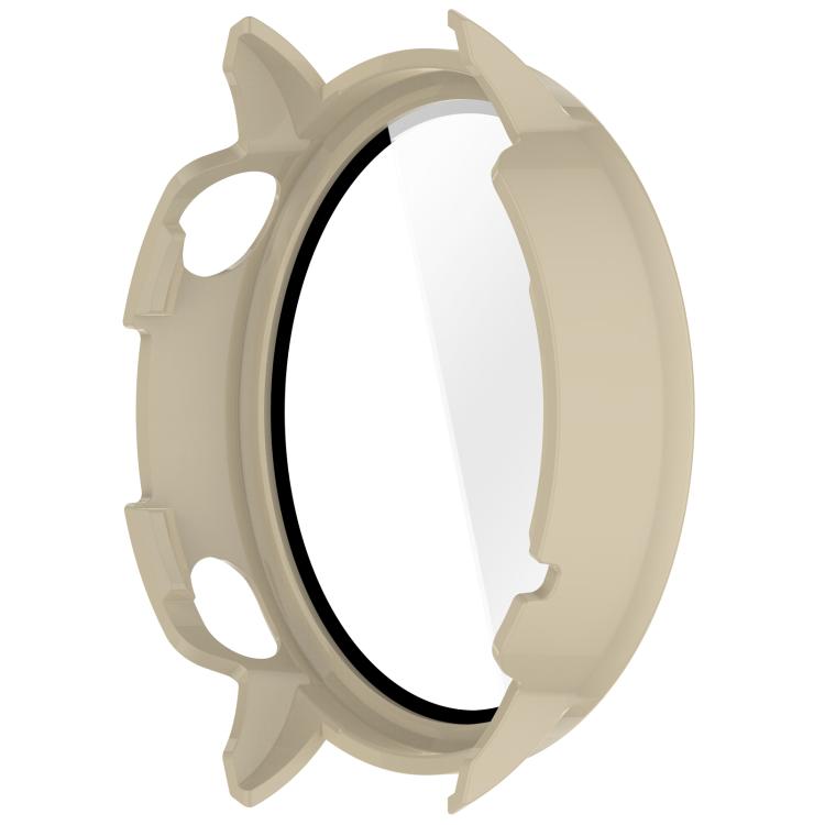 For OnePlus Watch 3 43mm Tempered Film Integrated PC Watch Protective Cover(Ivory White) - Watch Case by buy2fix | Online Shopping UK | buy2fix