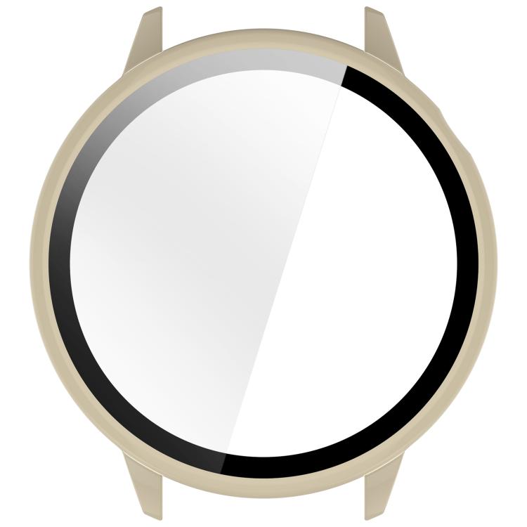 For OnePlus Watch 3 43mm Tempered Film Integrated PC Watch Protective Cover(Ivory White) - Watch Case by buy2fix | Online Shopping UK | buy2fix