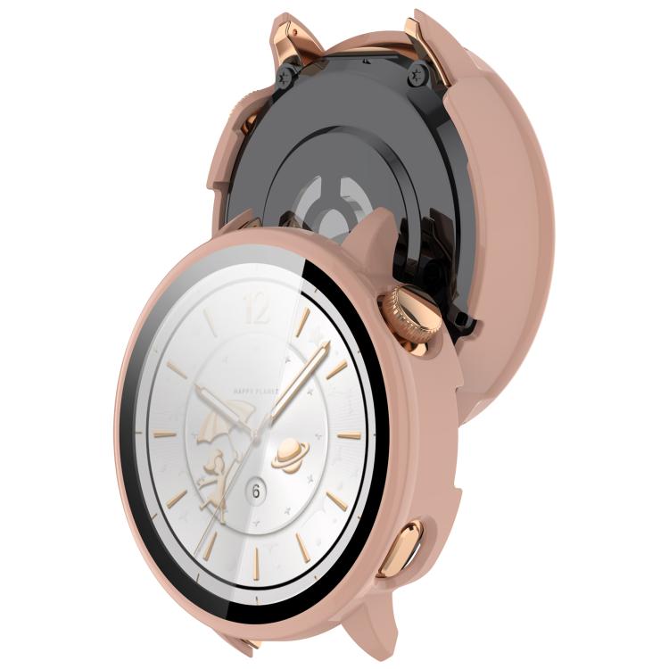 For OnePlus Watch 3 43mm Tempered Film Integrated PC Watch Protective Cover(Pink) - Watch Case by buy2fix | Online Shopping UK | buy2fix