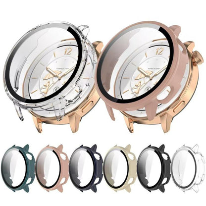 For OnePlus Watch 3 43mm Tempered Film Integrated PC Watch Protective Cover(Black) - Watch Case by buy2fix | Online Shopping UK | buy2fix