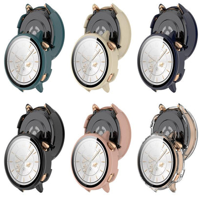 For OnePlus Watch 3 43mm Tempered Film Integrated PC Watch Protective Cover(Black) - Watch Case by buy2fix | Online Shopping UK | buy2fix