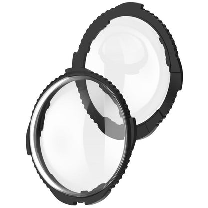 For Insta360 X5 Rotating Optical Tempered Glass Lens Guard Protective Cover(Black) - Protective Film & Stickers by buy2fix | Online Shopping UK | buy2fix