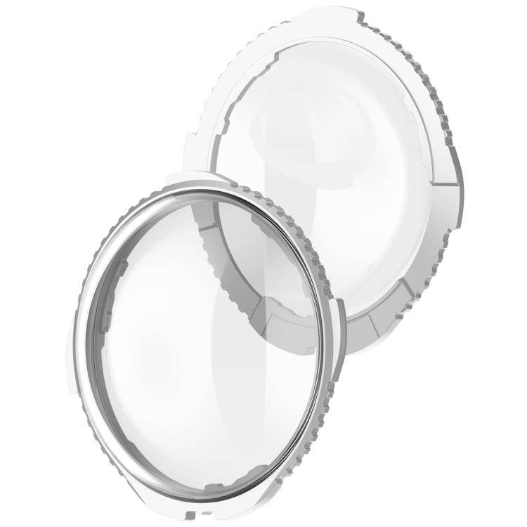 For Insta360 X4 Rotating Optical Tempered Glass Lens Guard Protective Cover(Silver) - Protective Film & Stickers by buy2fix | Online Shopping UK | buy2fix