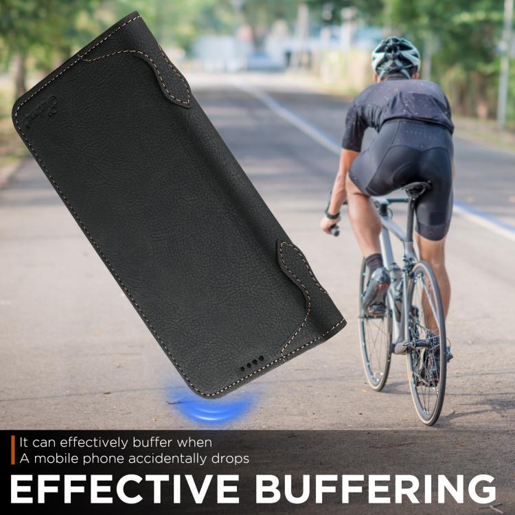 For iPhone 17 Pro Max SUTENI J07 Multifunctional Horizontal Flip Magsafe Leather Phone Case(Black) - iPhone 17 Pro Max Cases by Suteni | Online Shopping UK | buy2fix