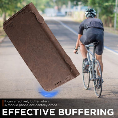 For iPhone 17 Pro SUTENI J07 Multifunctional Horizontal Flip Magsafe Leather Phone Case(Brown) - iPhone 17 Pro Cases by Suteni | Online Shopping UK | buy2fix