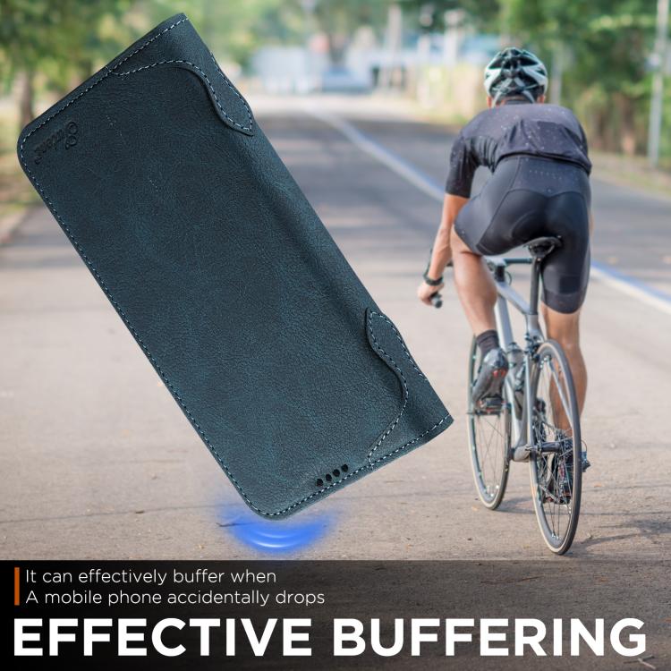 For iPhone 17 SUTENI J07 Multifunctional Horizontal Flip Magsafe Leather Phone Case(Blue) - iPhone 17 Cases by Suteni | Online Shopping UK | buy2fix