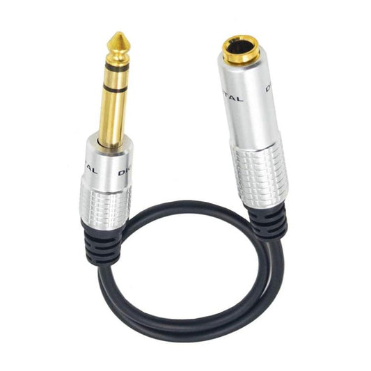 JUNSUNMAY 6.35mm 1/4 inch Male to Female Stereo Headphone Guitar Extension Cable Cord, Length:1.8m - Aux Cable by JUNSUNMAY | Online Shopping UK | buy2fix