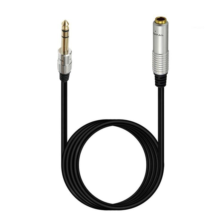 JUNSUNMAY 6.35mm 1/4 inch Male to Female Stereo Headphone Guitar Extension Cable Cord, Length:3m - Aux Cable by JUNSUNMAY | Online Shopping UK | buy2fix