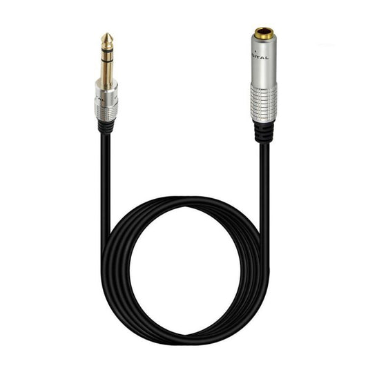 JUNSUNMAY 6.35mm 1/4 inch Male to Female Stereo Headphone Guitar Extension Cable Cord, Length:3m - Aux Cable by JUNSUNMAY | Online Shopping UK | buy2fix