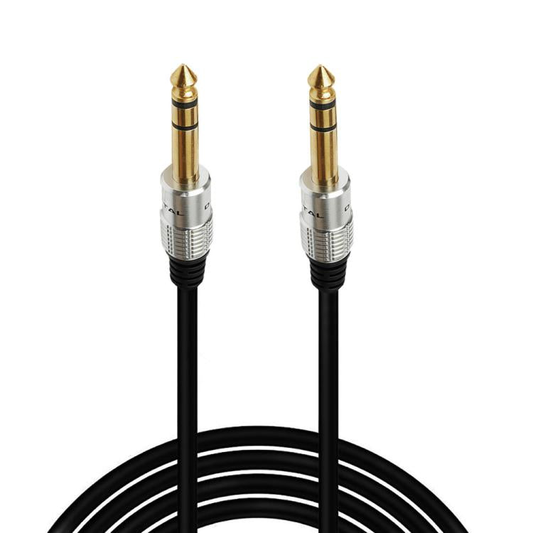 JUNSUNMAY 6.35mm 1/4 inch Male to Male Stereo Headphone Guitar Extension Cable Cord, Length:1.8m - Aux Cable by JUNSUNMAY | Online Shopping UK | buy2fix