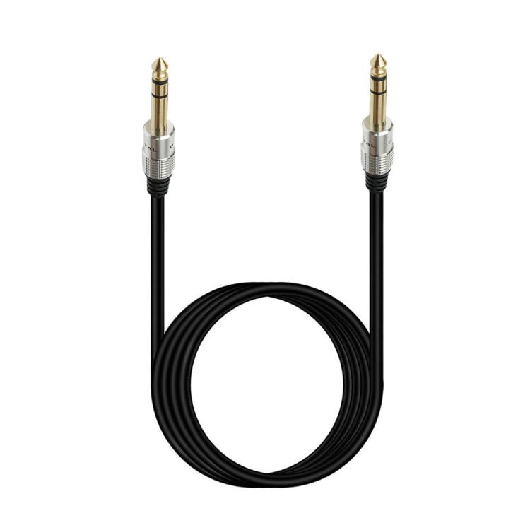 JUNSUNMAY 6.35mm 1/4 inch Male to Male Stereo Headphone Guitar Extension Cable Cord, Length:3m - Aux Cable by JUNSUNMAY | Online Shopping UK | buy2fix